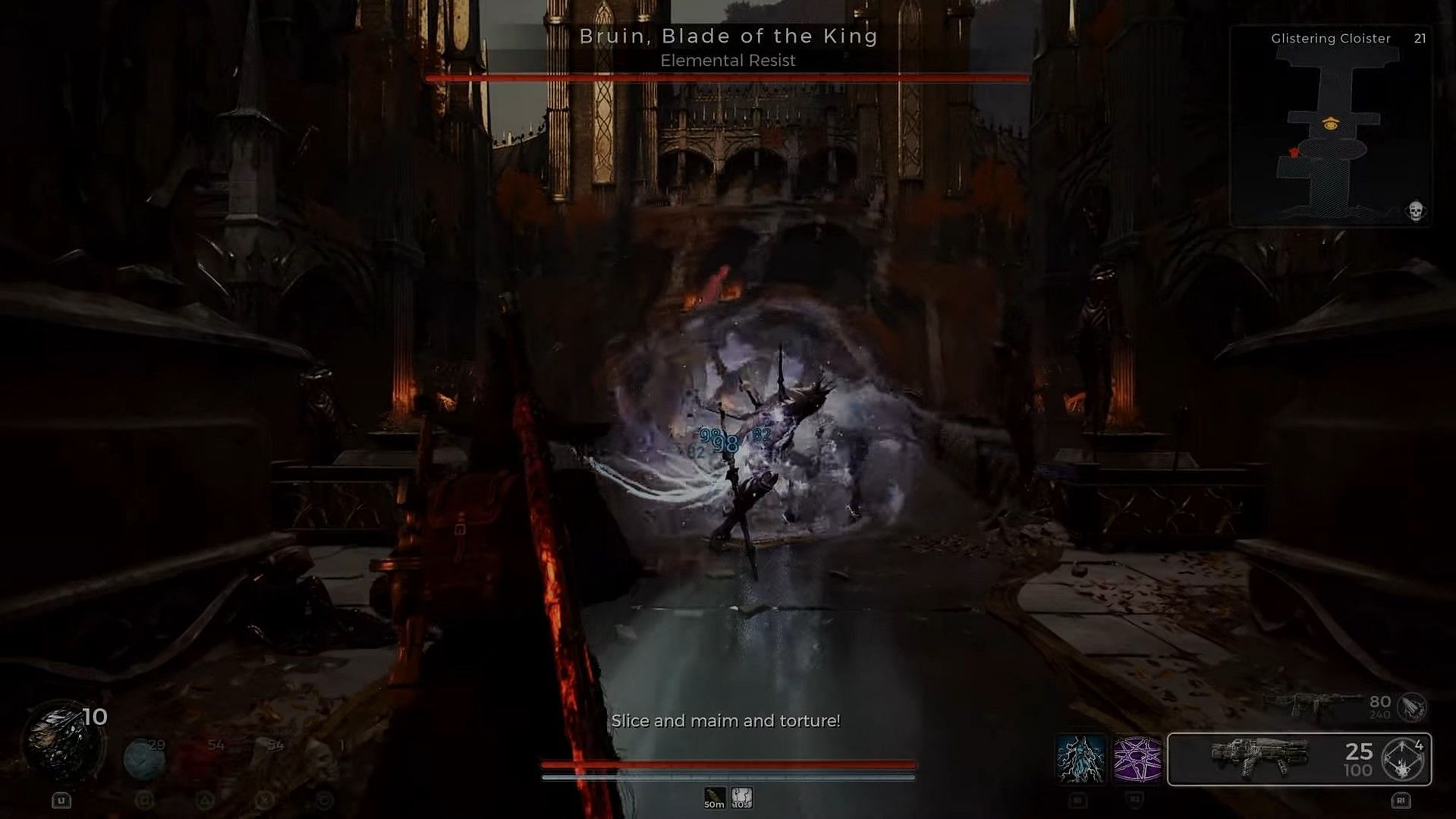 White flash before the charged attack (Image via Remnant 2)